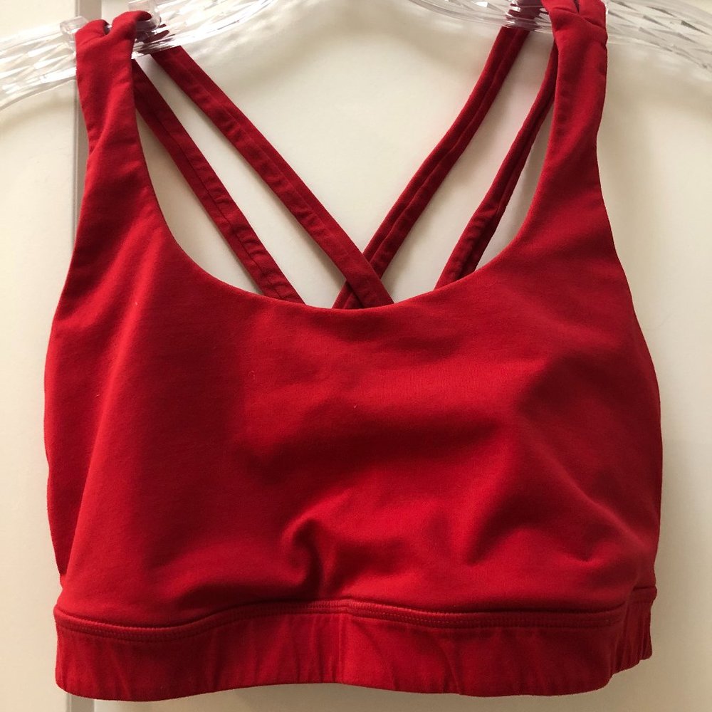 Lululemon Energy Sports Bra - Red - Size 6